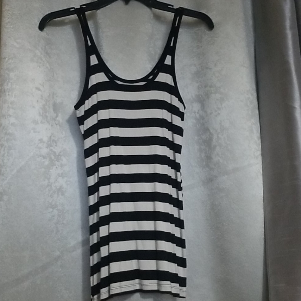 Karen kane Shirt Sleeveless Striped Summer Spring